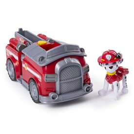 パウパトロール 犬のレスキュー隊 PAW Patrol フィギュア Paw Patrol Marshall’s Transforming Fire Truck with Pop-out Water Cannons, for Ages 3 and Up 【並行輸入品】