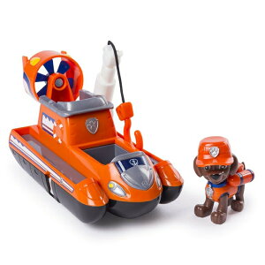�p�E�p�g���[�� ���̃��X�L���[�� PAW Patrol �t�B�M���A PAW Patrol Ultimate Rescue - Zuma's Ultimate Rescue Hovercraft with Moving Propellers & Rescue Hook, Ages 3 and Up �y���s�A���i�z