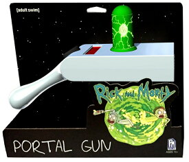 リック・アンド・モーティー おもちゃ フィギュア RICK AND MORTY Rick & Morty Exclusive Chrome Portal Gun Collectible Toys 【並行輸入品】