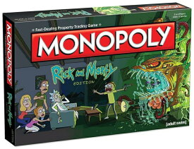 リック・アンド・モーティー おもちゃ フィギュア Monopoly Rick and Morty Board Game | Based on the hit Adult Swim series Rick & Morty | Offically Licensed Rick Morty Merchandise | Themed Classic Monopoly Game 【並行輸入品】