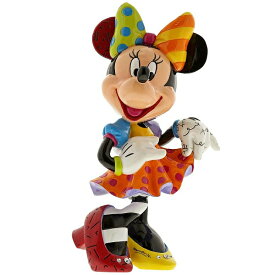 エネスコ ディズニー 90th フィギュア 置物 ミニーマウス Enesco Disney by Britto Minnie Mouse Bling 90th Celebration Stone Resin Figurine Multicolor 【並行輸入品】