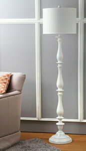 Tt@B safavieh tAv X^hCg Tt@r Safavieh Lighting Collection Bessie Candlestick White 62-inch Floor Lamp ysAiz