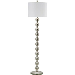 �T�t�@���B�� safavieh �t���A�����v �X�^���h���C�g �T�t�@�r�� Safavieh Lighting Collection Reflections Stacked Ball Nickel 58.5-inch Floor Lamp �y���s�A���i�z