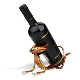 おしゃれなワインホルダー ディスプレイ ワインラック Tooarts Yoga Cat Metal Sculpture Wine Bottle Rack Holder Handwork Crafts 【並行輸入品】