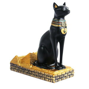 �o�X�e�g �G�W�v�g�� ���C���z���_�[ �f�B�X�v���C ���C�����b�N Fantasee Wine Rack Holder Ancient Egyptian Deity Bastet Wine Bottle Stand Rack Premium Resin Material Novelty Gift for Kitchen Home Room Decoration (Resin - Bastet) 