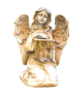 K[fCg LED\[[Cg Vg Bo-Toys Solar Powered Fairy Angel with Wings and Solar Glowing Jar LED Garden Light Decor ysAiz