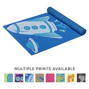 Gaiam ガイアム プリント ヨガ マット キッズ 子供用 海外ブランド ピラティス フィットネス こども Gaiam Kids Yoga Mat Exercise Mat, Yoga for Kids with Fun Prints - Playtime for Babies, Active & Calm Toddlers and Young Chi
