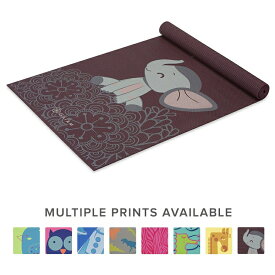 Gaiam ガイアム プリント ヨガ マット キッズ 子供用 海外ブランド ピラティス フィットネス こども Gaiam Kids Yoga Mat Exercise Mat, Yoga for Kids with Fun Prints - Playtime for Babies, Active & Calm Toddlers and Young Children, Ears, 3 【並行輸入品】