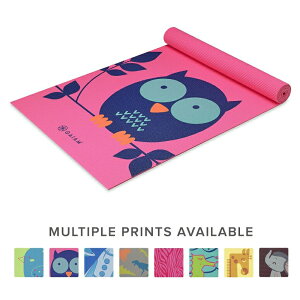 Gaiam KCA vg K }bg LbY qp COuh seBX tBbglX ǂ Gaiam Kids Yoga Mat Exercise Mat, Yoga for Kids with Fun Prints - Playtime for Babies, Active & Calm Toddlers and Young Chi