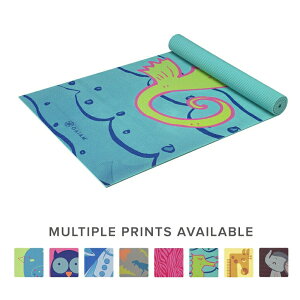 Gaiam KCA vg K }bg LbY qp COuh seBX tBbglX ǂ Gaiam Kids Yoga Mat Exercise Mat, Yoga for Kids with Fun Prints - Playtime for Babies, Active & Calm Toddlers and Young Chi
