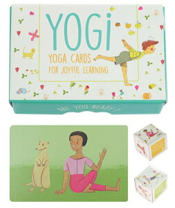 �L�b�Y���K�J�[�h �Q�[�� YOGI FUN Kids Yoga Cards Kit with Illustrations, Rhyming Poems, Birthday Activity and 2 DIY Dice �y���s�A���i�z