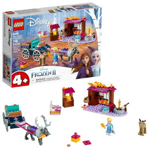 t[Y2 AiƐ̏ GT LEGO Disney Frozen II Elsafs Wagon Carriage Adventure 41166 Building Kit with Elsa & Sven Toy Figure, New 2019 (116 Pieces) ysAiz
