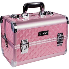 アーティストキャリアー 美容師かばん メイクボックス メイクアップ アーティスト 出張メイク 美容師バック SHANY Premier Fantasy Collection Makeup Artists Cosmetics Train Case - Pink diamond 【並行輸入品】