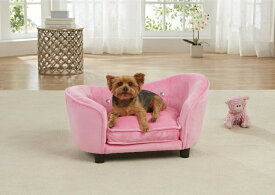 ラグジュアリー ペットソファ 高級 ペットベッド 超小型犬 小型犬 犬 ベッド ペット 犬 猫 Enchanted Home Pet Ultra Plush Snuggle Bed in Light Pink 【並行輸入品】