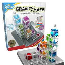 知育玩具 マーブルランロジックゲーム おもちゃ ThinkFun Gravity Maze Marble Run Logic Game and STEM Toy for Boys and Girls Age 8 and Up ? Toy of the Year Award winner 【並行輸入品】