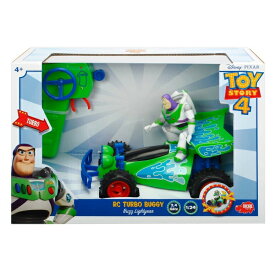 ラジコン トイストーリー4 Jada Disney Pixar Toy Story 4 Turbo Buggy W/Buzz Lightyear Radio Control Vehicle, 2.4 Ghz, 1: 24, Multi 【並行輸入品】