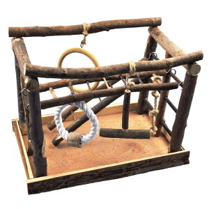 o[hAX`bN IE E X^h Niteangel Natural Living Playground for Birds, Bird Activity Center ysAiz