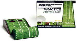pbeBO}bg Stpbg}bg {[^[t Op p^[}bg PERFECT PRACTICE Putting Mat- Indoor and Outdoor Golf Putting Mat with Auto Ball Return ysAiz