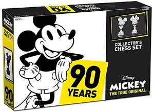 fBYj[~bL[}EX 90N NVbN `FXZbg USAOPOLY Mickey The True Original Chess Set 90th Anniversary | Collectable Piece Figures Set | 32 Custom Scuplt Pieces | Classic Disney Mickey Mouse Characters ysA