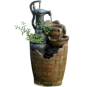 K[f  CeA u^  ̃IuWF EH[^[tH[t@Ee a38cm×79cm 10kg uE ubN OXt@Co[ W Glenville Water Pump Cascading 