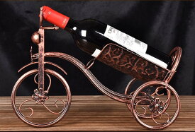 ワインホルダー 自転車 卓上ワインラック CdyBox Wrought Iron Wine Holder/Rack Bike Shape Tricycle Art Home Decor (Bronze) 【並行輸入品】