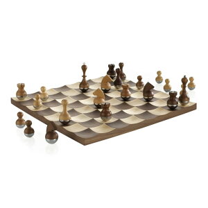 Umbra ofB ؐ`FX Zbg Umbra Wobble Chess Set, Brown ysAiz