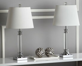 サファヴィヤ safavieh テーブルランプ サファビヤ サファヴィア Safavieh Lighting Collection Zara Crystal 23.5-inch Table Lamp (Set of 2) 【並行輸入品】