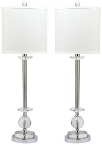 �T�t�@���B�� safavieh �e�[�u�������v �T�t�@�r�� �T�t�@���B�A Safavieh Lighting Collection Marla Crystal Candlestick 31-inch Table Lamp (Set of 2) �y���s�A���i�z