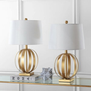 �T�t�@���B�� safavieh �e�[�u�������v �T�t�@�r�� �T�t�@���B�A Safavieh Lighting Collection Euginia Sphere Gold 24.5-inch Table Lamp (Set of 2) �y���s�A���i�z