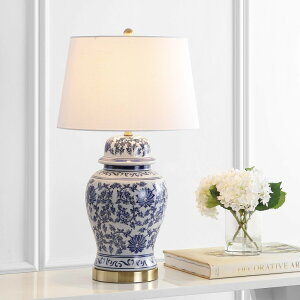 �T�t�@���B�� safavieh �e�[�u�������v �T�t�@�r�� �T�t�@���B�A Safavieh TBL4153A-SET2 Lighting Arwen Blue and White 30.5-inch (Set of 2) -LED Bulbs Included Table Lamp �y���s�A���i�z