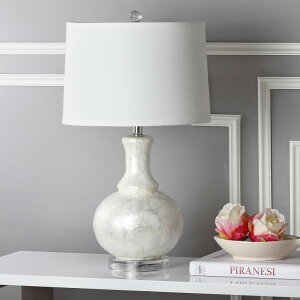 �T�t�@���B�� safavieh �e�[�u�������v �T�t�@�r�� �T�t�@���B�A Safavieh LITS4145A Lighting Shelley White Gourd 25-inch (Bulb Included) Table Lamp �y���s�A���i�z