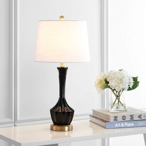�T�t�@���B�� safavieh �e�[�u�������v �T�t�@�r�� �T�t�@���B�A Safavieh TBL4202A Lighting Collection Ronan Black and Gold 28-inch Table Lamp, H �y���s�A���i�z