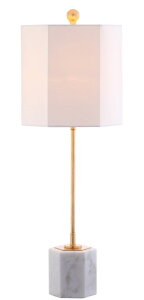 �T�t�@���B�� safavieh �e�[�u�������v �T�t�@�r�� �T�t�@���B�A Safavieh TBL4069A-SET2 Lighting Collection Magdalene Marble White and Gold Leaf Table Lamp �y���s�A���i�z