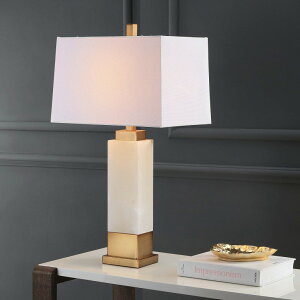 �T�t�@���B�� safavieh �e�[�u�������v �T�t�@�r�� �T�t�@���B�A Safavieh Lighting Collection Rozella Alabaster 29.5 Table Lamp, White �y���s�A���i�z