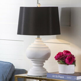サファヴィヤ safavieh テーブルランプ サファビヤ サファヴィア Safavieh Lighting Collection Callaway White Table Lamp, 26.5" 【並行輸入品】