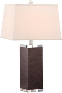 �T�t�@���B�� safavieh �e�[�u�������v �T�t�@�r�� �T�t�@���B�A Safavieh Lighting Collection Deco Leather Crocodile 25.5-inch Table Lamp (Set of 2) �y���s�A���i�z