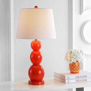 �T�t�@���B�� safavieh �e�[�u�������v �T�t�@�r�� �T�t�@���B�A Safavieh Lighting Collection Jayne Blood Orange Three Sphere 27.5-inch Table Lamp (Set of 2) �y���s�A���i�z