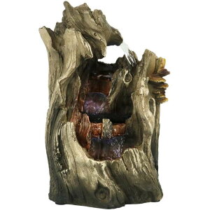   ̃IuWF e[ugbvt@Ee CeA Sunnydaze Cascading Caves Waterfall Tabletop Fountain with LED Lights - Corded Electric - Home Decor Accent Piece for Office, Bedroom or Living Room - 14 Inch 