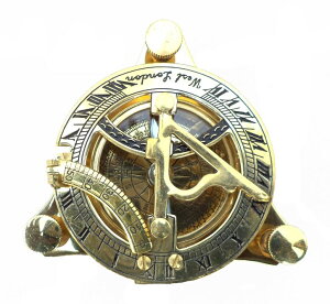 ^J v RpX ^イ T_CA Maritime Collectible Sundial Compass Vintage Navigational Compass Shiny Brass ysAiz
