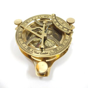 ^J v RpX ^イ T_CA 5" Sundial Compass Solid Brass Sun Dial ysAiz