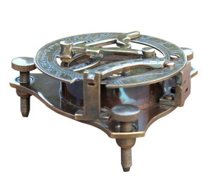 ^J v RpX ^イ T_CA collectiblesBuy Vintage Brass Antique Marine Sundial Compass Fully Functional Handmade Gift ysAiz