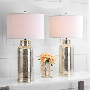 �T�t�@���B�� safavieh �e�[�u�������v �T�t�@�r�� �T�t�@���B�A Safavieh Lighting Collection Bottle Glass Bronze 29-inch Table Lamp (Set of 2) �y���s�A���i�z