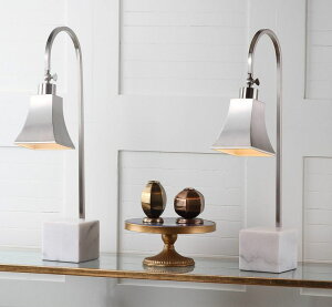 �T�t�@���B�� safavieh �e�[�u�������v �T�t�@�r�� �T�t�@���B�A Safavieh Lighting Collection Charley Desk Marble 26-inch Table Lamp (Set of 2) �y���s�A���i�z