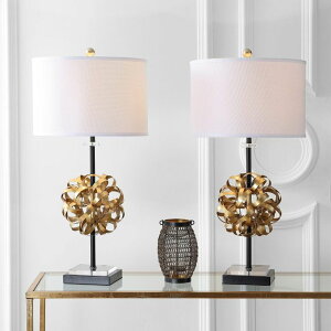 �T�t�@���B�� safavieh �e�[�u�������v �T�t�@�r�� �T�t�@���B�A Safavieh TBL4050A-SET2 Lighting Collection Lionel Gold and Black Table Lamp �y���s�A���i�z