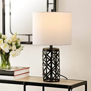 �T�t�@���B�� safavieh �e�[�u�������v �T�t�@�r�� �T�t�@���B�A Safavieh Lighting Collection Berny 22-inch Black Iron Table Lamp (LED Bulb Included) TBL4264A �y���s�A���i�z