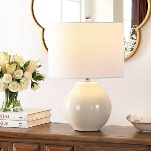 �T�t�@���B�� safavieh �e�[�u�������v �T�t�@�r�� �T�t�@���B�A Safavieh Lighting Collection Zaid 22-inch Ivory Ceramic Table Lamp (LED Bulb Included) TBL4348A �y���s�A���i�z