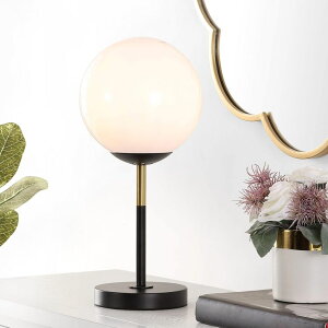 �T�t�@���B�� safavieh �e�[�u�������v �T�t�@�r�� �T�t�@���B�A Safavieh Lighting Collection Gemini 17-inch Black Globe Table Lamp (LED Bulb Included) TBL4291A �y���s�A���i�z