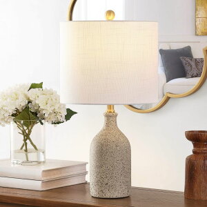 �T�t�@���B�� safavieh �e�[�u�������v �T�t�@�r�� �T�t�@���B�A Safavieh Lighting Collection Gunnar 23-inch Grey Speckled Ceramic Table Lamp (LED Bulb Included) TBL4307A �y���s�A���i�z