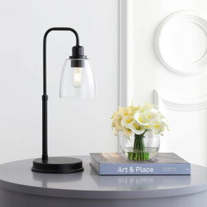 �T�t�@���B�� safavieh �e�[�u�������v �T�t�@�r�� �T�t�@���B�A Safavieh Lighting Collection Kashton USB Charging Port Black 20-inch Task Desk Table Lamp (LED Bulb Included) �y���s�A���i�z