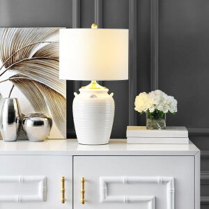 �T�t�@���B�� safavieh �e�[�u�������v �T�t�@�r�� �T�t�@���B�A Safavieh TBL4243A Lighting Collection Lener Ivory 24-inch Ceramic (LED Bulb Included) Table Lamps �y���s�A���i�z